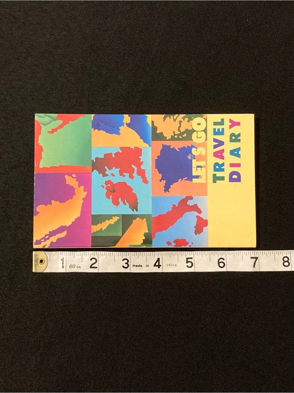 ⭐️ Vintage 1988 Harvard Student Agency Let’s Go Travel Diary Rainbow Paperback